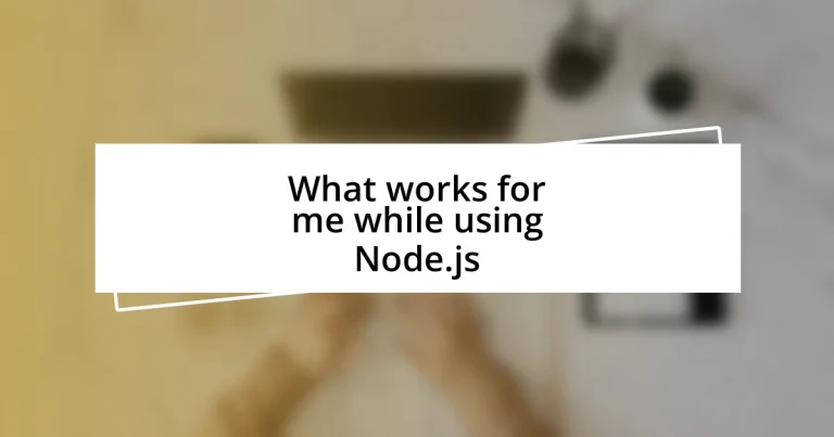 What works for me while using Node.js